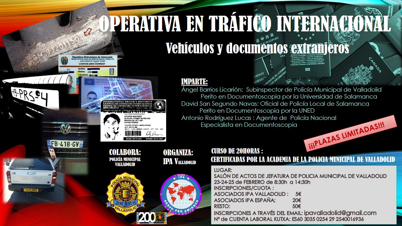 Cartel del curso Operativa en Tráfico Internacional